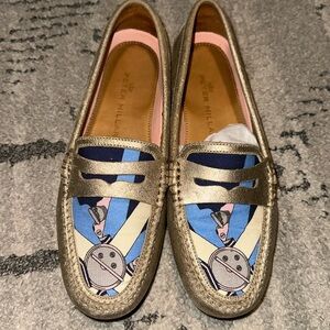 PETER MILLAR New Womens Loafer size 8.5 LS19F20V Gold